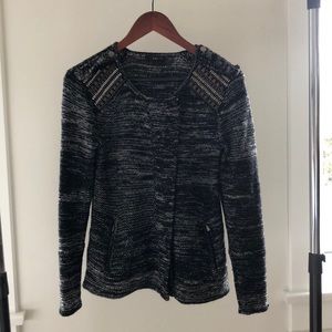 DEX Zip up knitted cardigan